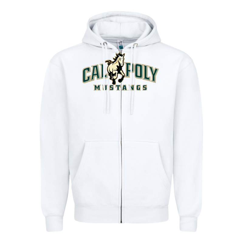 Cal Poly Mustangs Zipper Hoodie by artisFamous | Teevron