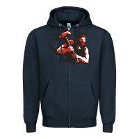Navy cal u vulcans Zipper Hoodie - artisFamous