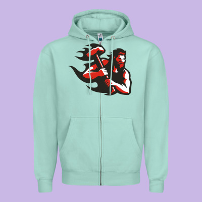Cal U Vulcans Zipper Hoodie Designed By Artisfamous