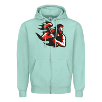 Seafoam cal u vulcans Zipper Hoodie - artisFamous