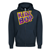 Navy kidz bop kids 4 Zipper Hoodie - artisFamous