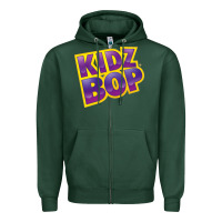 Sports Green kidz bop kids 4 Zipper Hoodie - artisFamous
