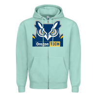 Seafoam Oregon Tech Gift Zipper Hoodie - artisFamous