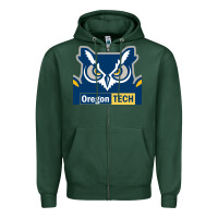Sports Green Oregon Tech Gift Zipper Hoodie - artisFamous