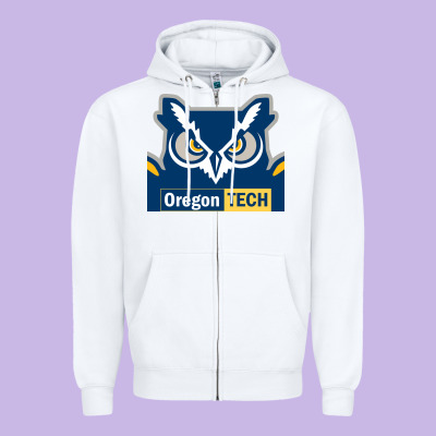 Oregon Tech Gift Zipper Hoodie Designed By Artisfamous