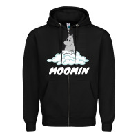 Black Moomin Zipper Hoodie - artisFamous