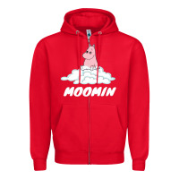 Red Moomin Zipper Hoodie - artisFamous