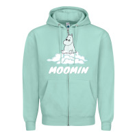 Seafoam Moomin Zipper Hoodie - artisFamous
