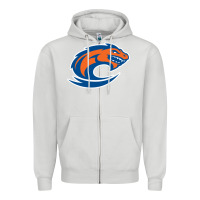 Dove Grey clayton state loch orange Zipper Hoodie - artisFamous