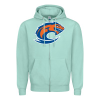 Seafoam clayton state loch orange Zipper Hoodie - artisFamous
