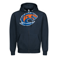 Navy clayton state loch orange Zipper Hoodie - artisFamous