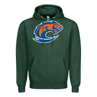 Sports Green clayton state loch orange Zipper Hoodie - artisFamous