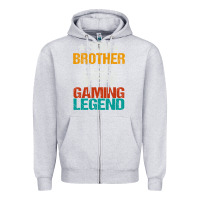 Heather Grey gaming gifts for teenage boys 8 12 year old christmas gamer Zipper Hoodie - artisFamous