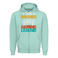 Seafoam gaming gifts for teenage boys 8 12 year old christmas gamer Zipper Hoodie - artisFamous