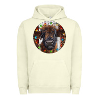 Pigment Pistachio Western Christmas Calf Urban Hoodie - RanaPortraitStore