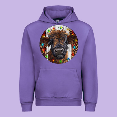 Western Christmas Calf Urban Hoodie Designed By Ranaportraitstore