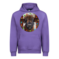 Tulip Western Christmas Calf Urban Hoodie - RanaPortraitStore
