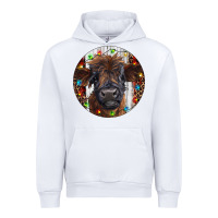 White Western Christmas Calf Urban Hoodie - RanaPortraitStore