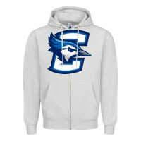 Dove Grey creighton bluejays Zipper Hoodie - artisFamous