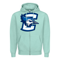 Seafoam creighton bluejays Zipper Hoodie - artisFamous