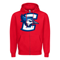 Red creighton bluejays Zipper Hoodie - artisFamous
