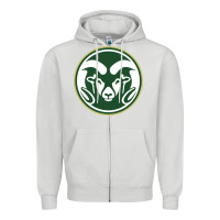 Dove Grey colorado state rams Zipper Hoodie - artisFamous