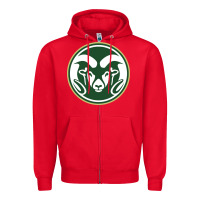 Red colorado state rams Zipper Hoodie - artisFamous
