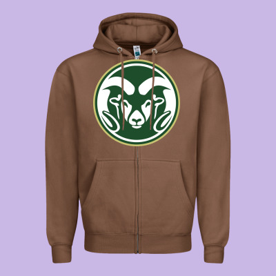 Colorado State Rams Zipper Hoodie Designed By Artisfamous