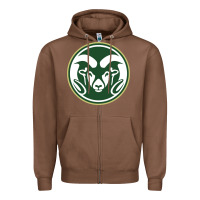 Chestnut colorado state rams Zipper Hoodie - artisFamous