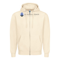 Sandshell Johnson & Wales College Art Zipper Hoodie - artisFamous