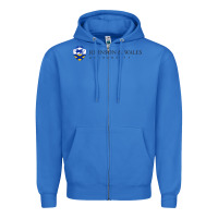 True Royal Johnson & Wales College Art Zipper Hoodie - artisFamous