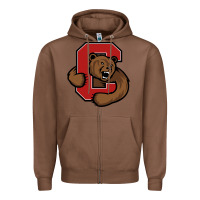 Chestnut cornell big red Zipper Hoodie - artisFamous