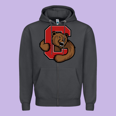 Cornell Big Red Zipper Hoodie Designed By Artisfamous