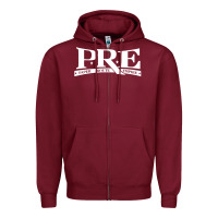 Burgundy PAPER ROUTE EMPIRE Zipper Hoodie - artisFamous