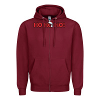 Burgundy Christmas Zipper Hoodie - artisFamous
