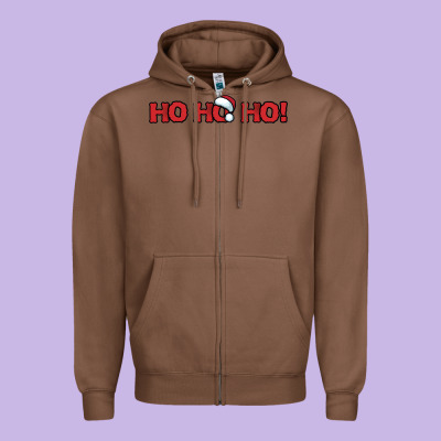 Christmas Zipper Hoodie Designed By Artisfamous