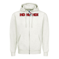 Oatmeal Heather Christmas Zipper Hoodie - artisFamous