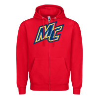 Red merrimack warriors Zipper Hoodie - artisFamous