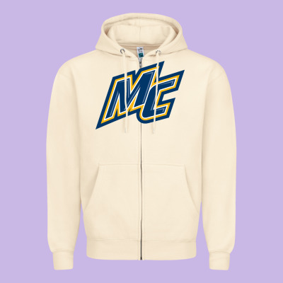 Merrimack Warriors Zipper Hoodie Designed By Artisfamous