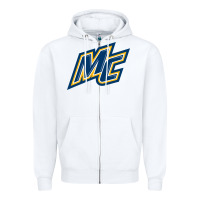 White merrimack warriors Zipper Hoodie - artisFamous