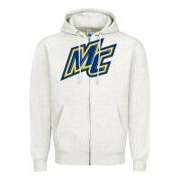 Oatmeal Heather merrimack warriors Zipper Hoodie - artisFamous