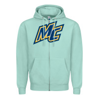 Seafoam merrimack warriors Zipper Hoodie - artisFamous