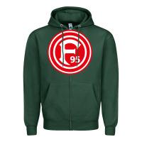 Sports Green fortuna düsseldorf Zipper Hoodie - artisFamous