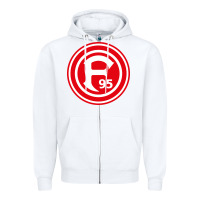 White fortuna düsseldorf Zipper Hoodie - artisFamous