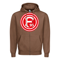 Chestnut fortuna düsseldorf Zipper Hoodie - artisFamous