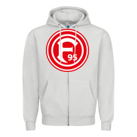 Dove Grey fortuna düsseldorf Zipper Hoodie - artisFamous