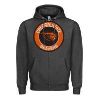 Charcoal Heather Oregon College Gift Zipper Hoodie - artisFamous