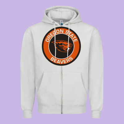 Oregon College Gift Zipper Hoodie Designed By Artisfamous