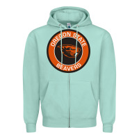 Seafoam Oregon College Gift Zipper Hoodie - artisFamous