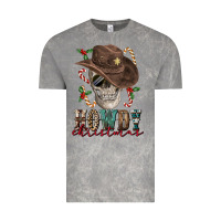 Cloud Rock howdy christmas skull Vintage Tee - FaDigitalArtStudio